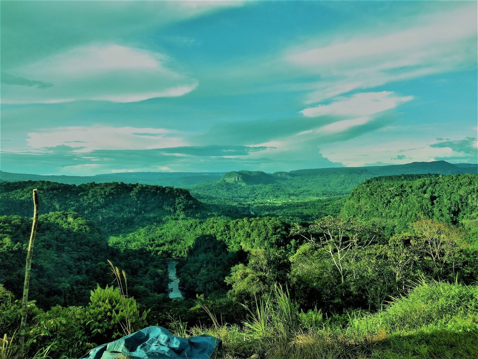Rainforest valley near Paruima Village, Guyana
